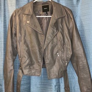 Fake Leather Jacket